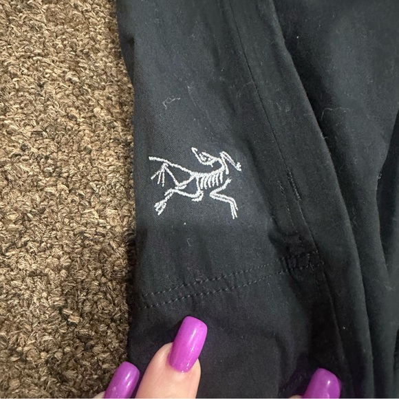 Arc'teryx Pants Mens 36x30 Black Nylon Hiking Climbing Cargo Pockets Outdoor - Picture 2 of 5